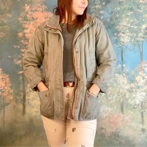 Madewell - military-style utility jacket, size small
